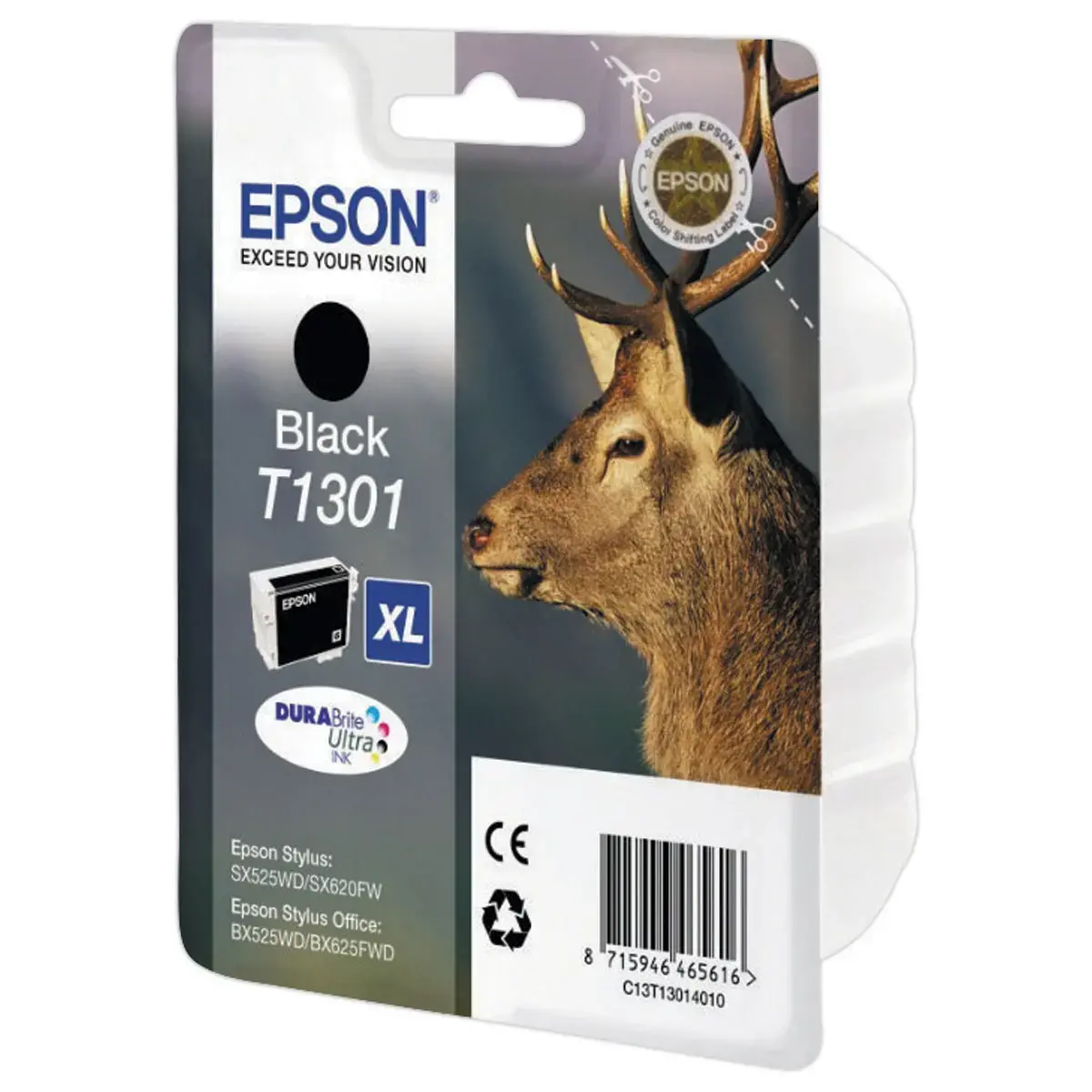 Cartouche EPSON T130 noire Cerf 