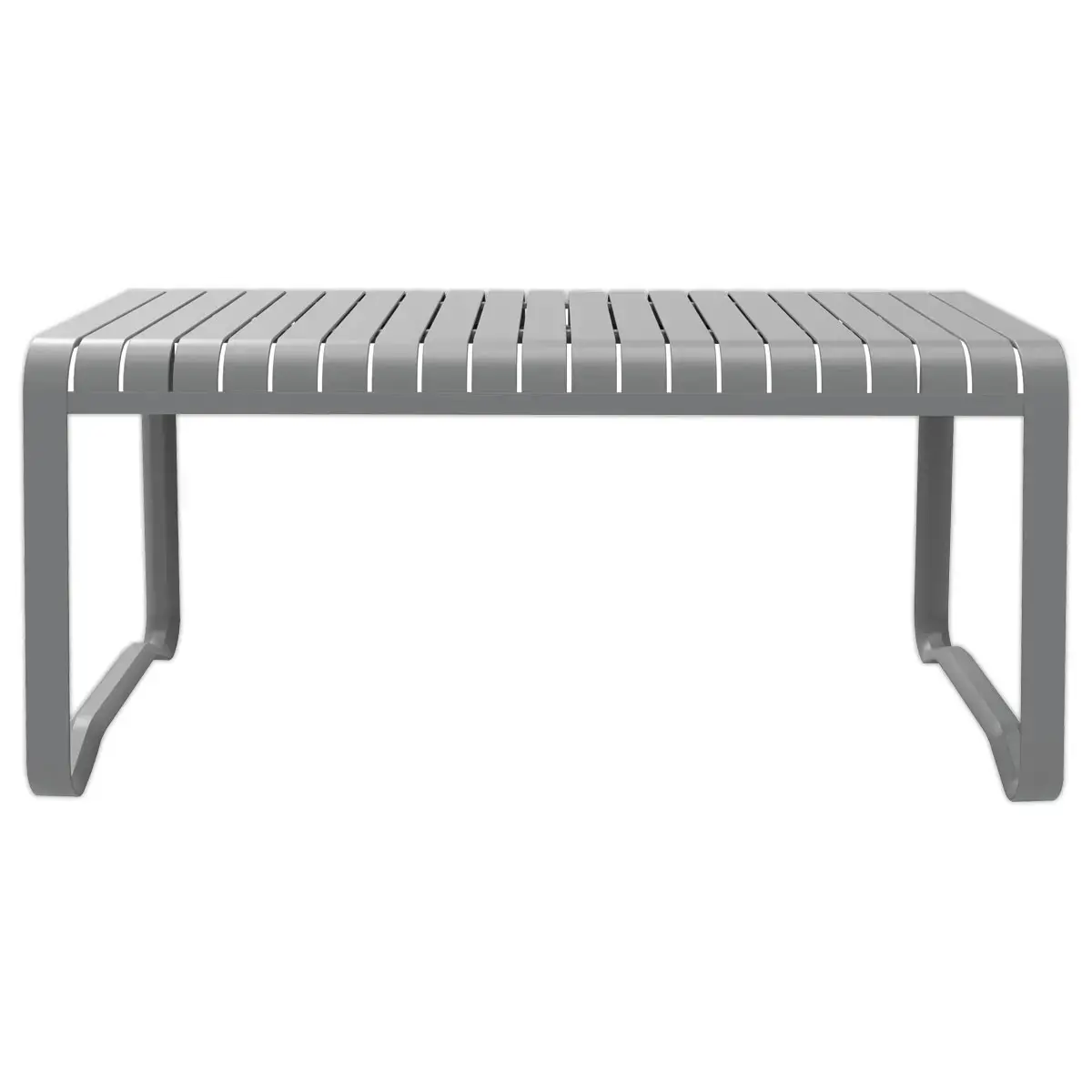 Table repas VERANO - Extérieur - 6 places - Gris alu - OFFICEPRO