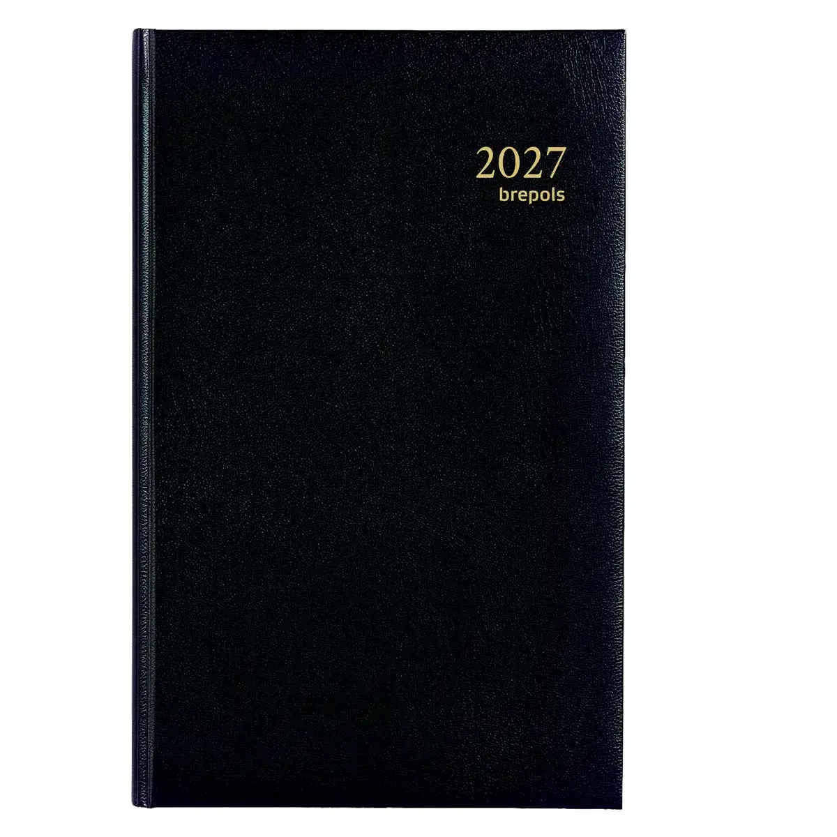 Agenda journalier 2027 Brepols Saturnus basic - 13,3x20,8 cm - Noir - 1j/page - BREPOLS