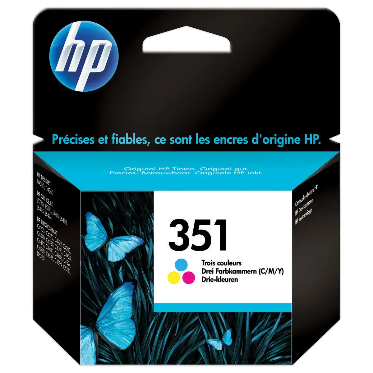 HP 351 cartouche d'encre 3 couleurs CB337EE - HP
