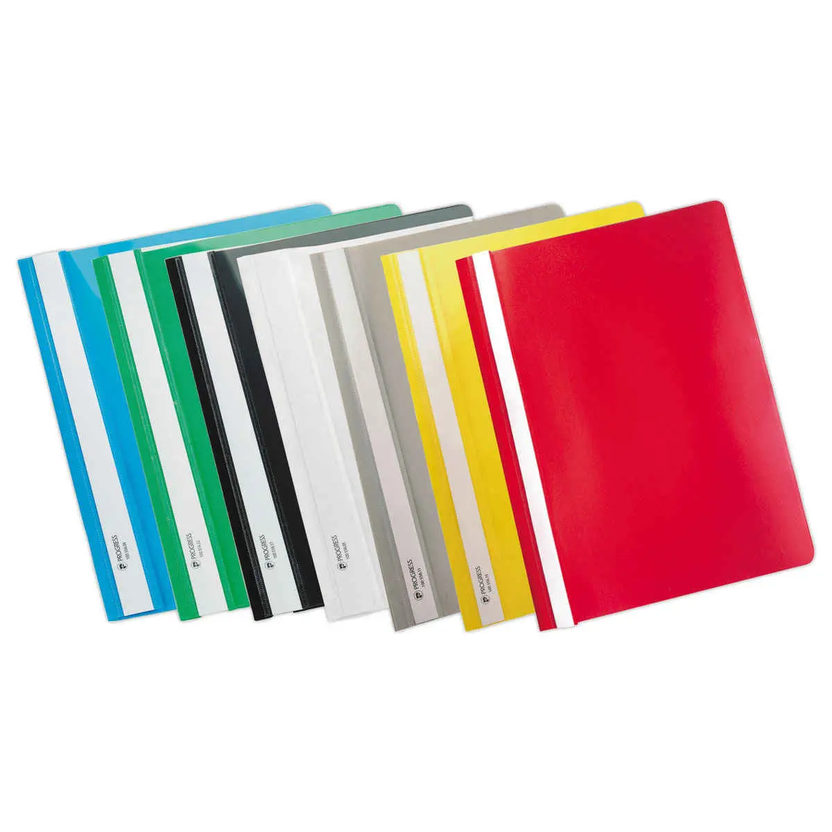 Chemise de pr&eacute;sentation rouge &agrave; lamelles A4 pour 150 feuilles - Rouge 