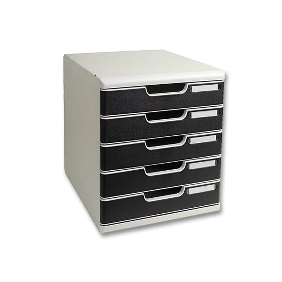 Bloc de classement 5 tiroirs Modulo - Noir - EXACOMPTA