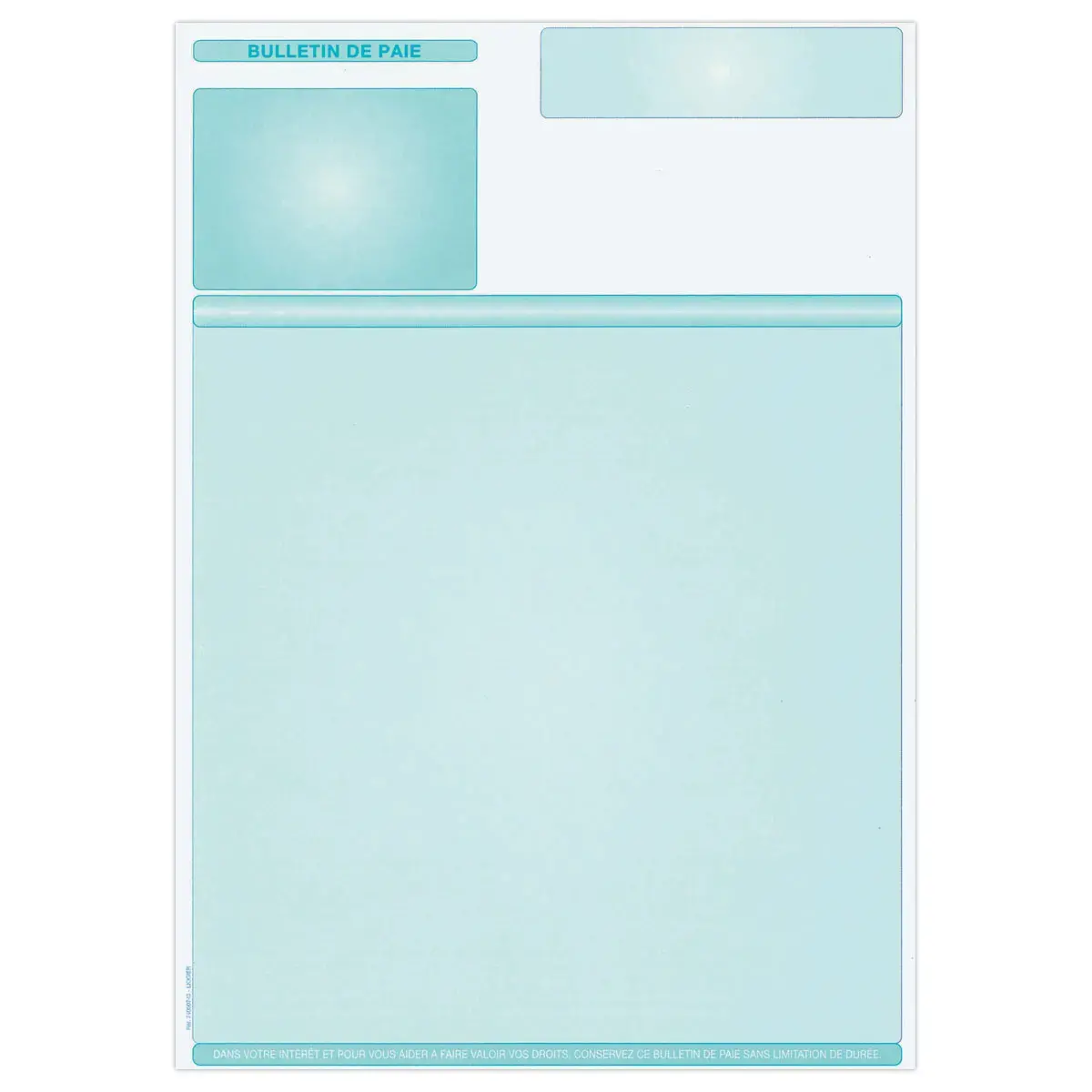 500 Bulletins de paie Cegid PGI A4 