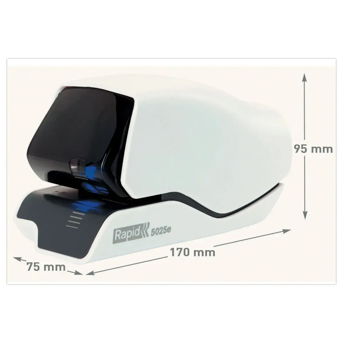 Agrafeuse &eacute;lectrique Rapid 5025e Laser - 25 feuilles - RAPID 