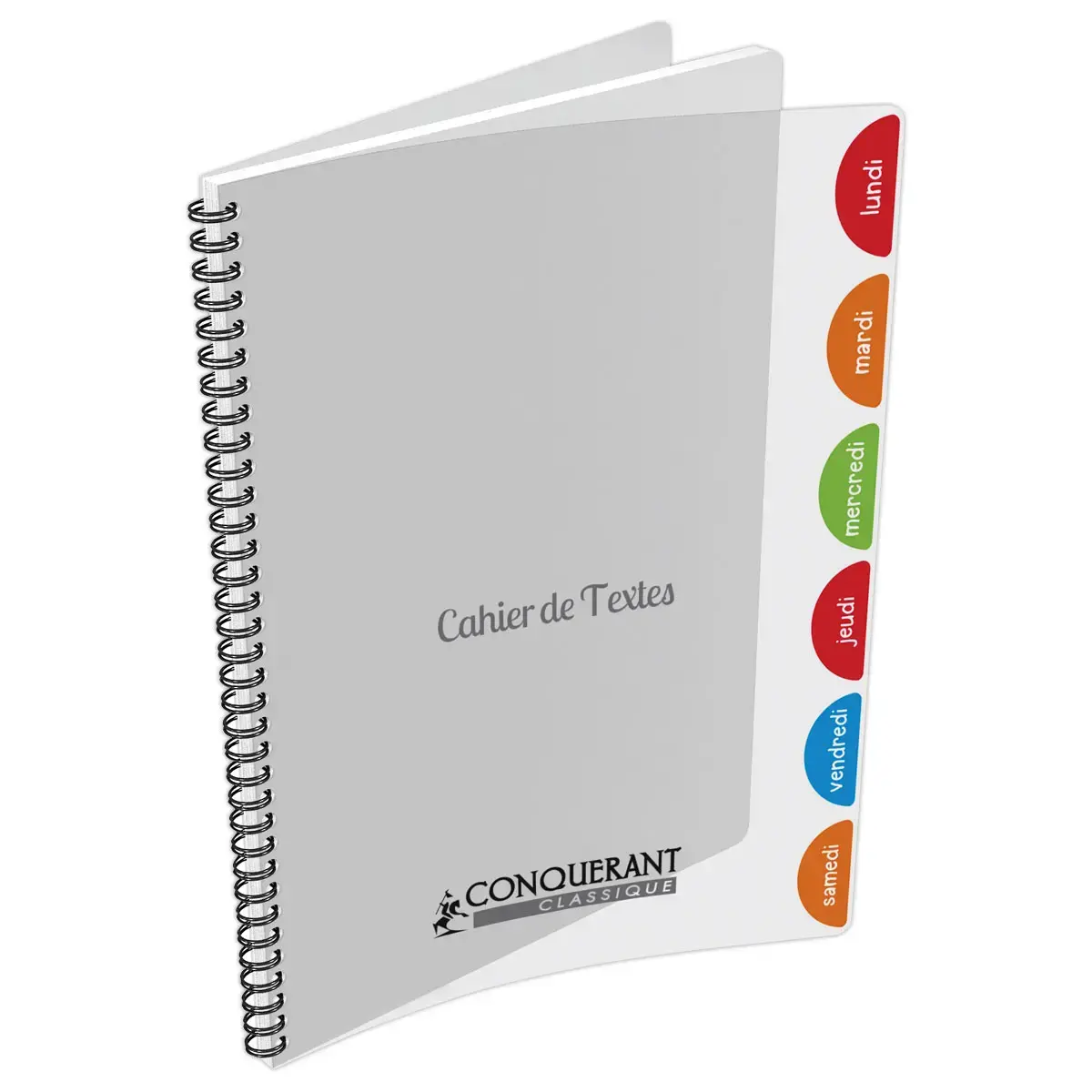 Cahier de texte - couverture polypropylène - 124P - SEYES 90g