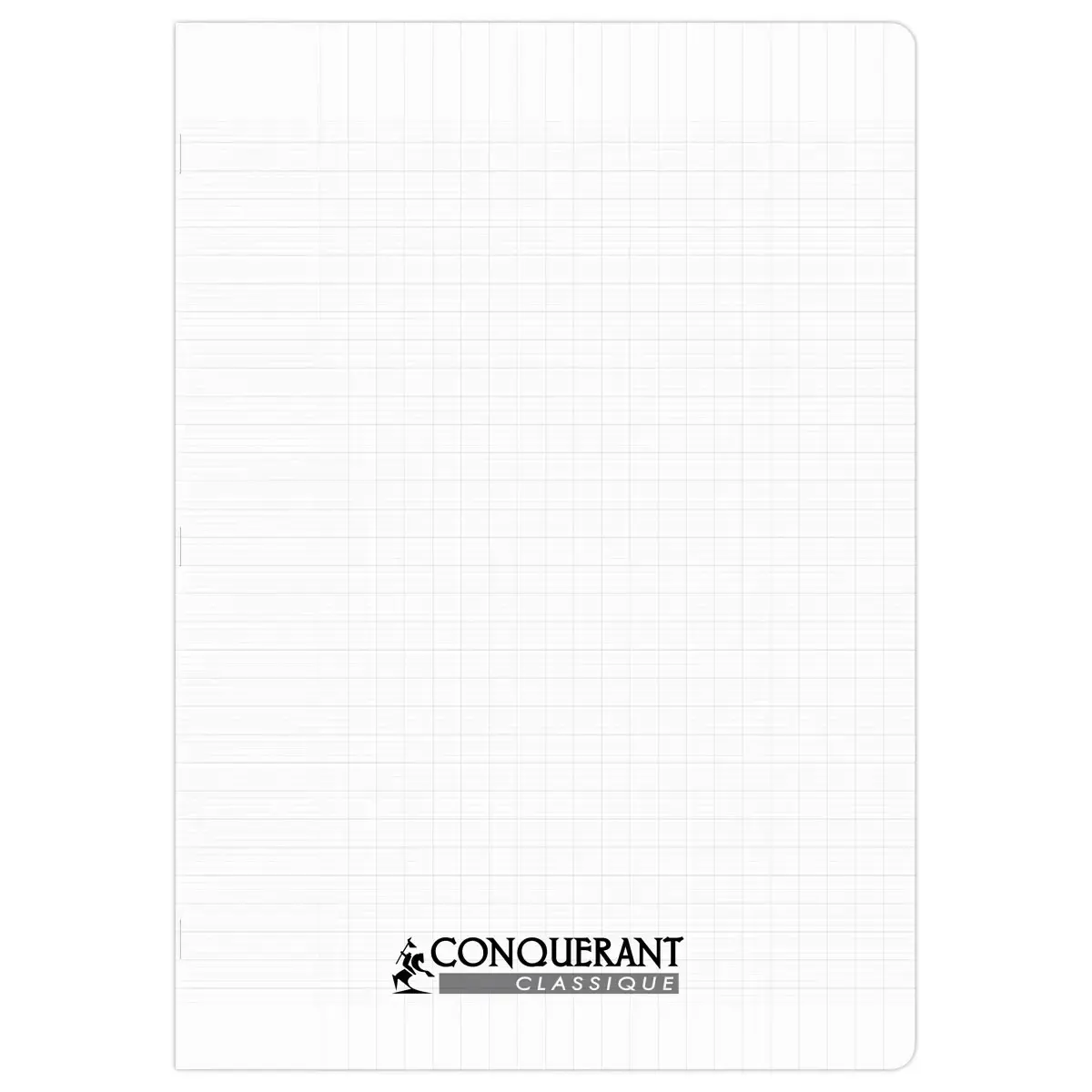 Cahier polypropylène piqûre 96P SEYES 210x297 90g incolore