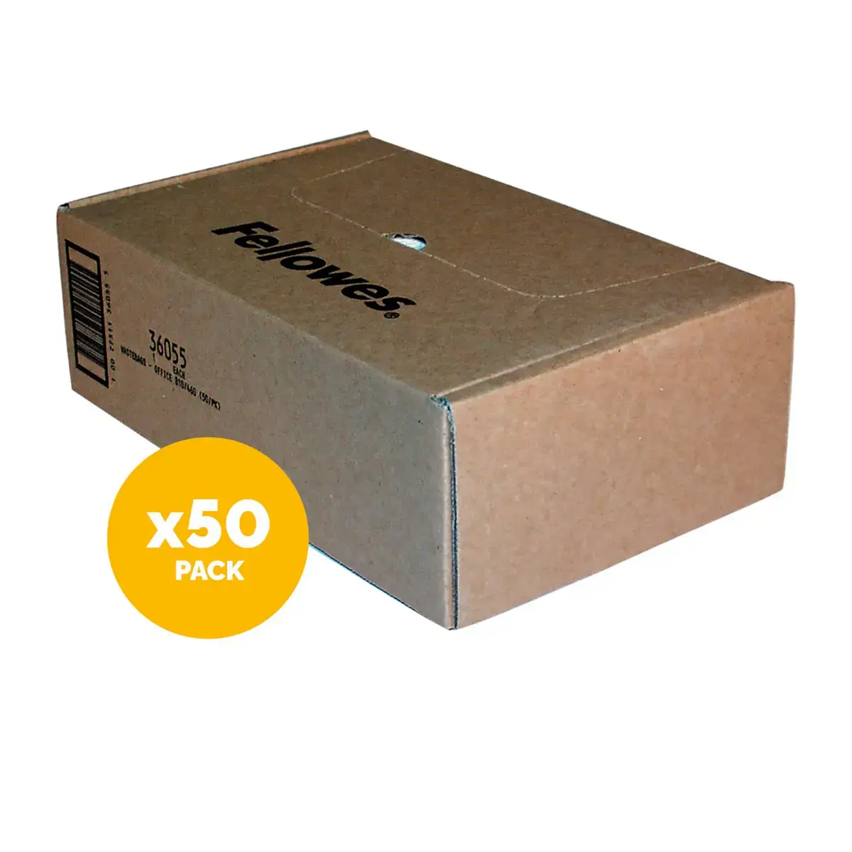 50 Sacs plastique pour destructeurs &ndash; 165L &ndash; FELLOWES 