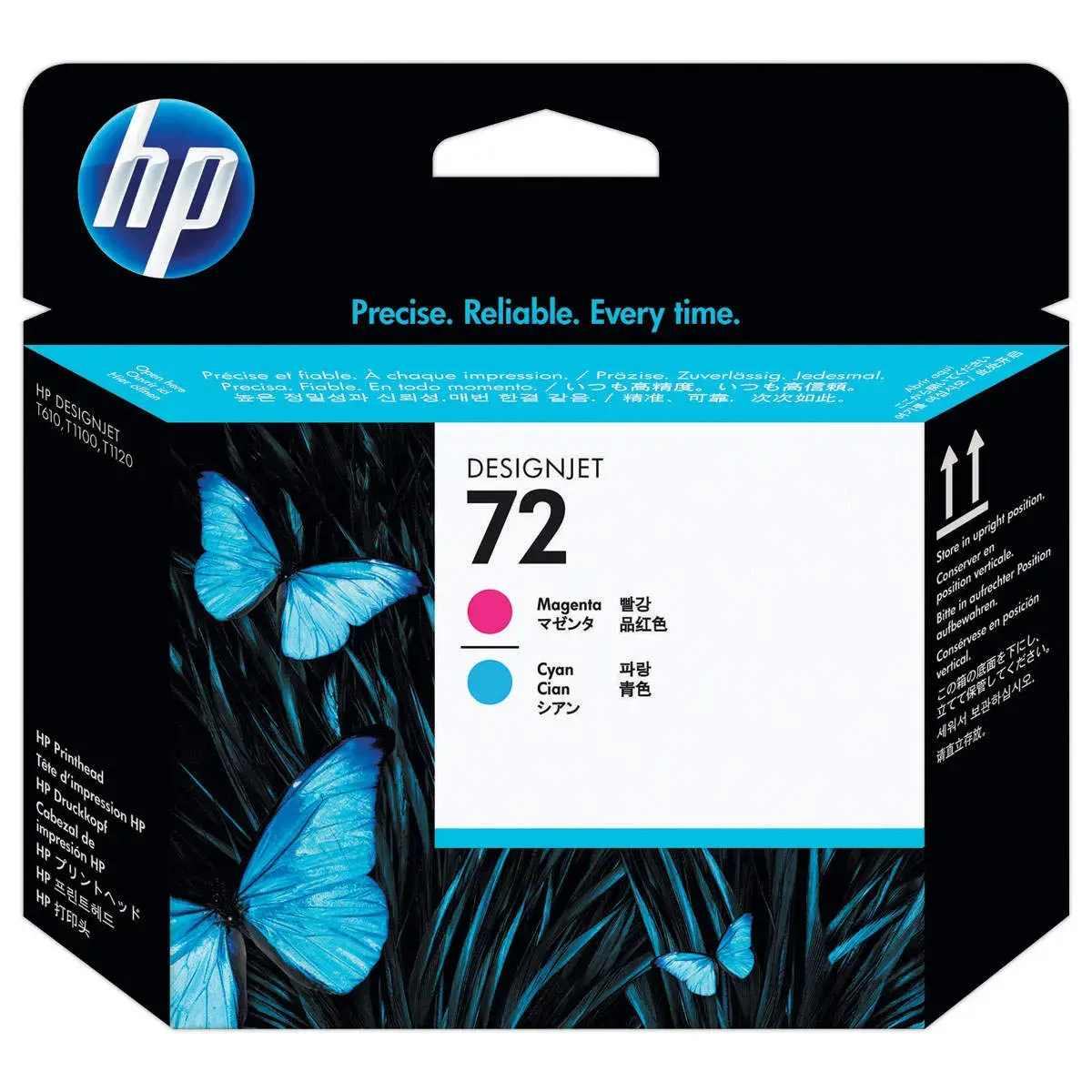 HP 72 t&ecirc;te d'impression cyan et magenta C9383A 