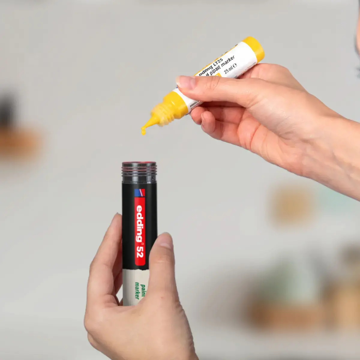 Recharge pour marqueur peinture E50 - Jaune - EDDING