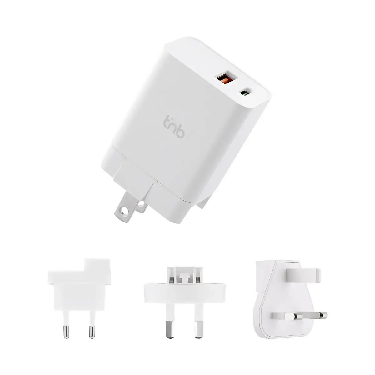 Chargeur secteur USB international 20W