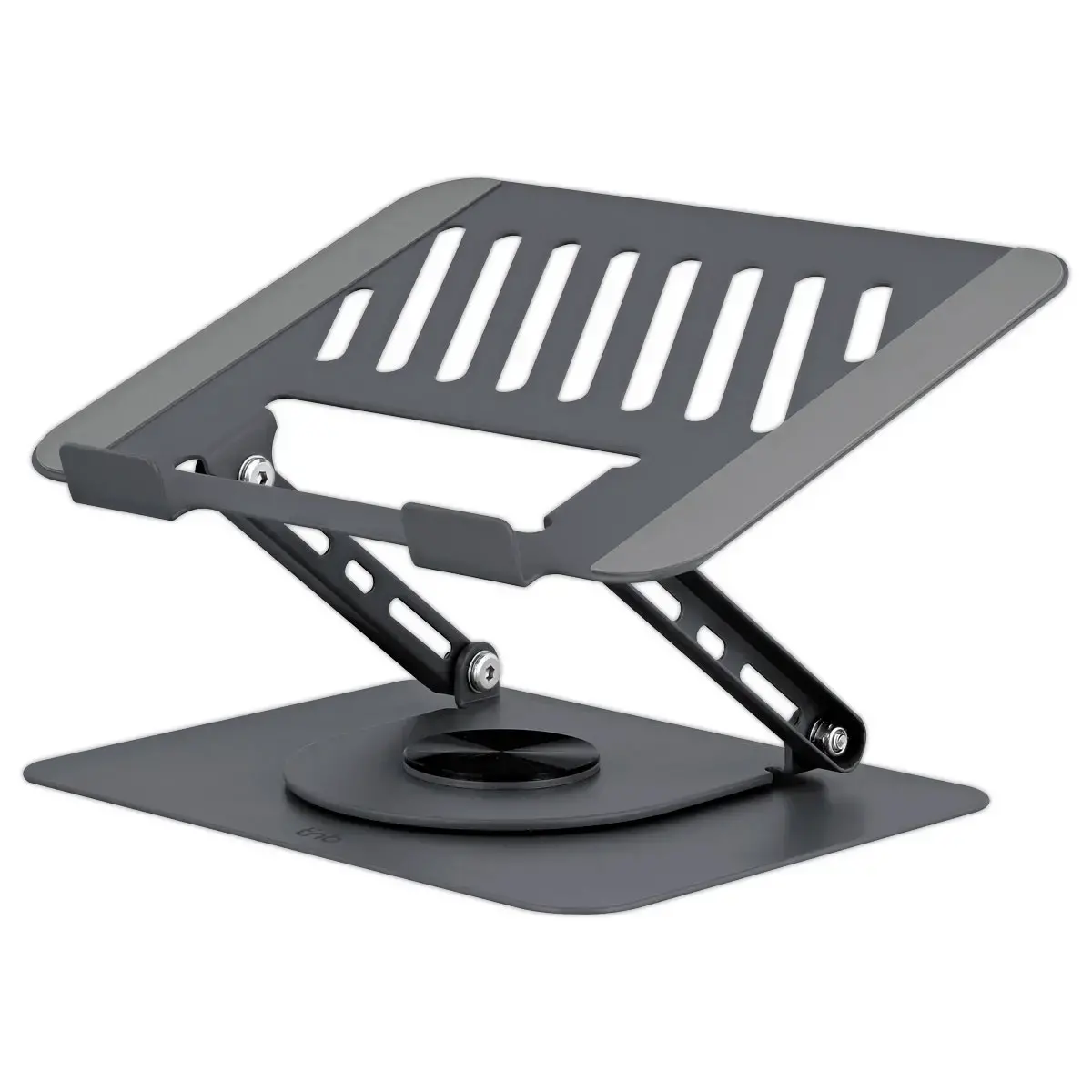 Support notebook rotatif 360° en métal iClick - Gris