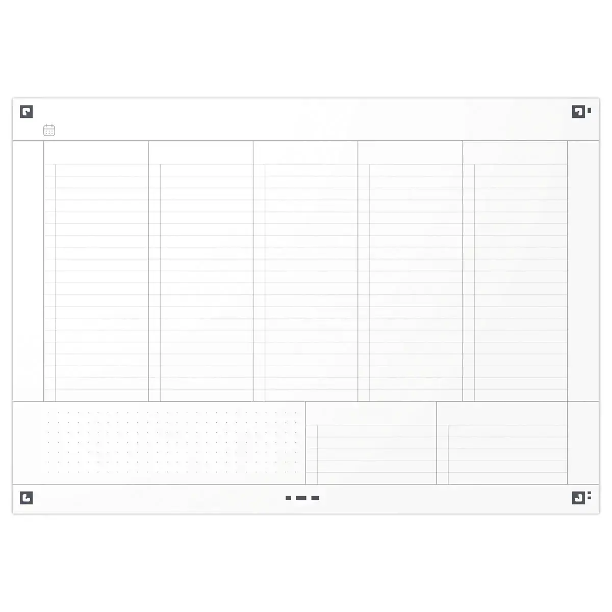Bloc Task Manager International - A4 - 60 pages - OXFORD