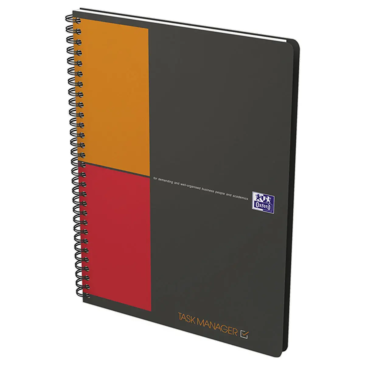 Cahier spirale Task Manager - 19.9 x 25 cm - 160 pages - OXFORD