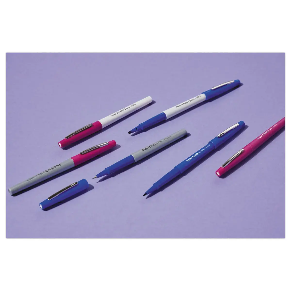 Feutre FLAIR - Écriture moyenne - Magenta - PAPERMATE