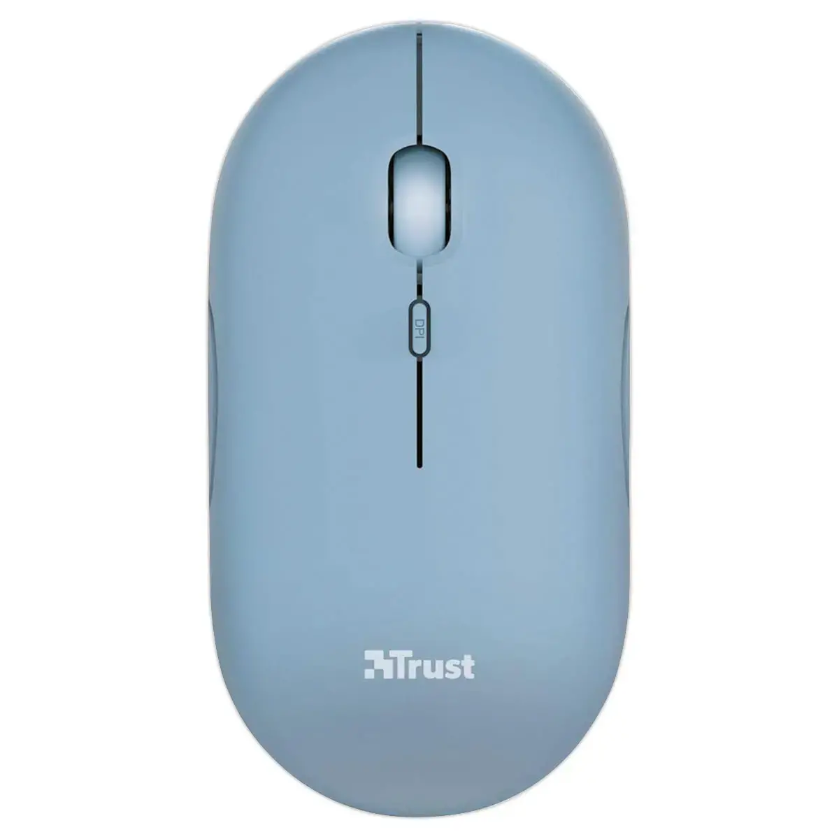 Souris sans fil PUCK ultra-plate rechargeable bleue