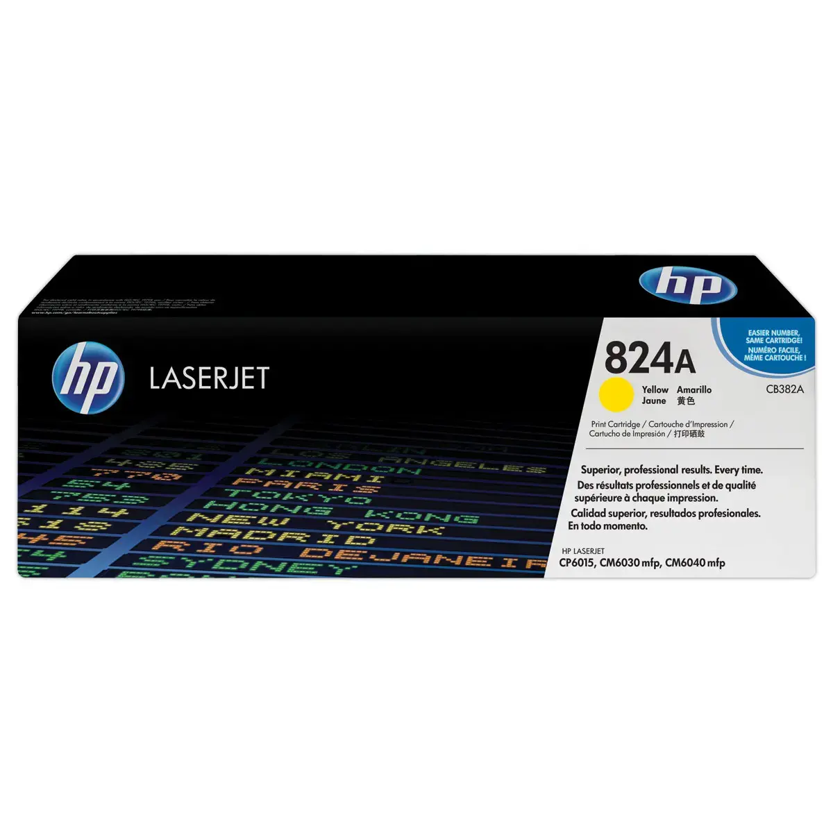 HP CB382A toner jaune