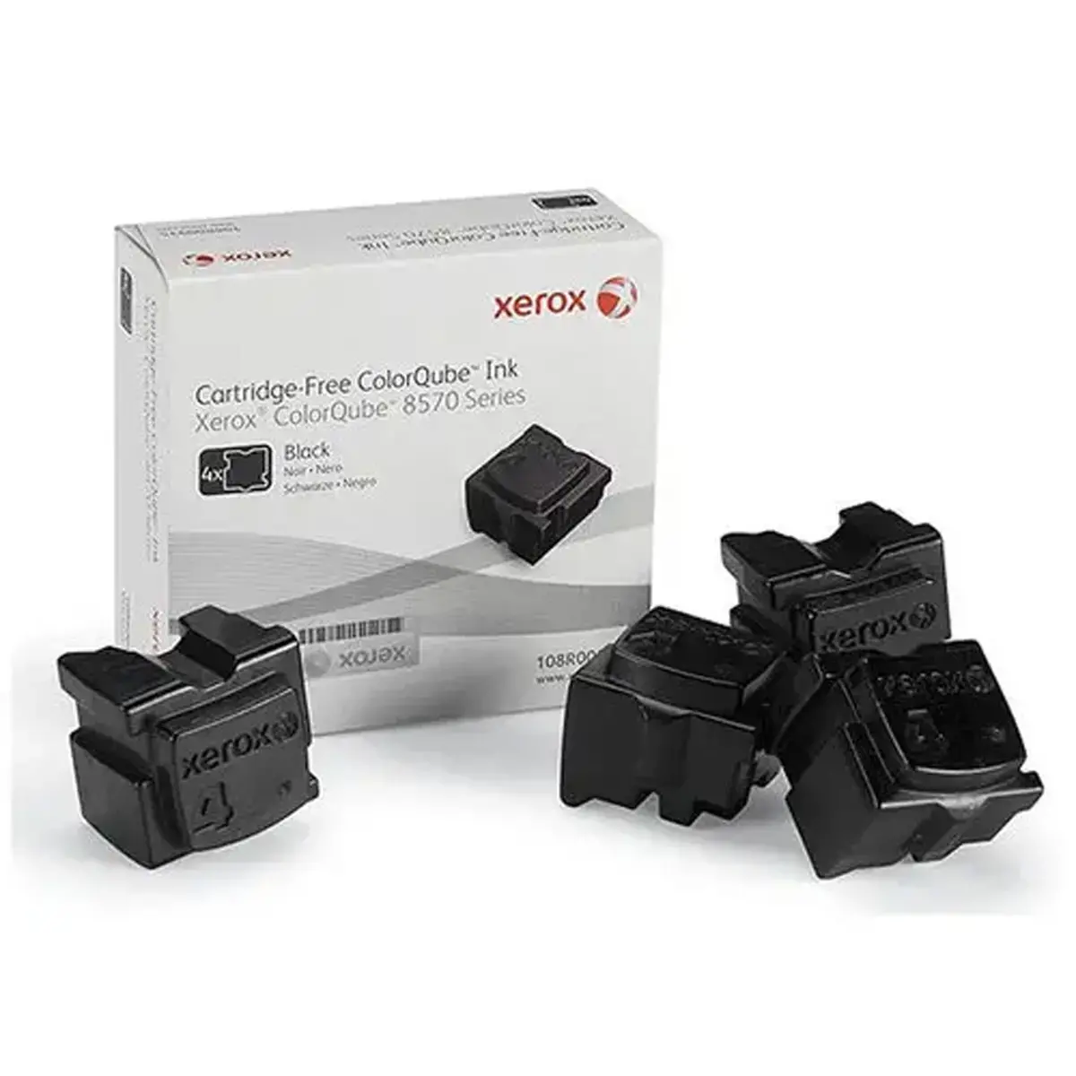 4 Blocs de cire pour imprimante Phaser 8570 - Noir - XEROX 