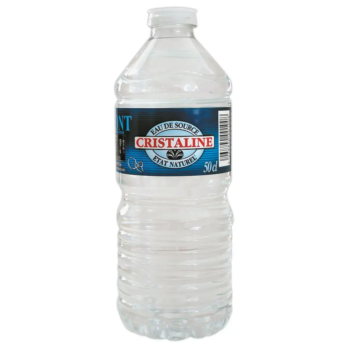 24 Bouteilles d'eau 50 cl - CRISTALINE 