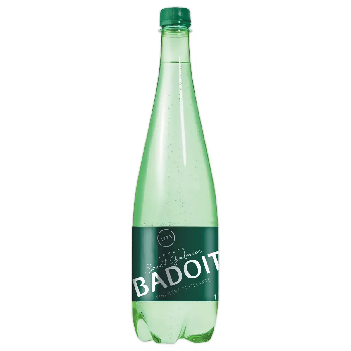 6 Bouteilles d'eau min&eacute;rale gazeuse - 1L - BADOIT 