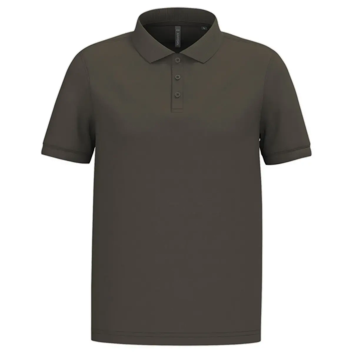 Polo homme - Manches courtes - Taille 4XL - Kaki