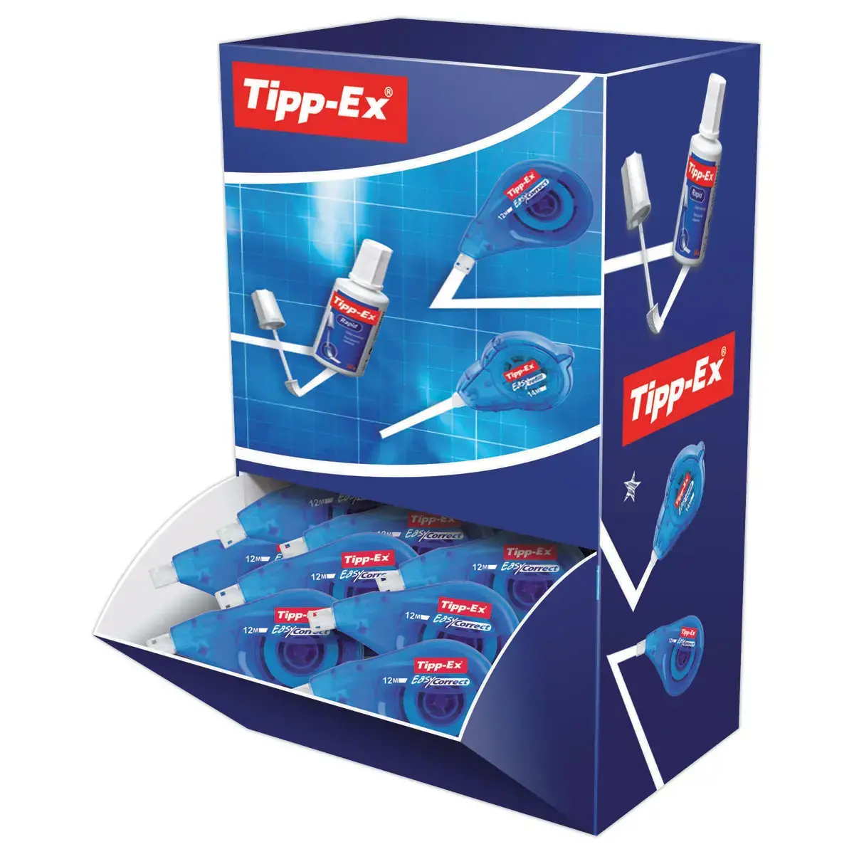 20 Rubans correcteurs latéraux Easy Correct - 12 m x 4.2 mm - Tipp-Ex