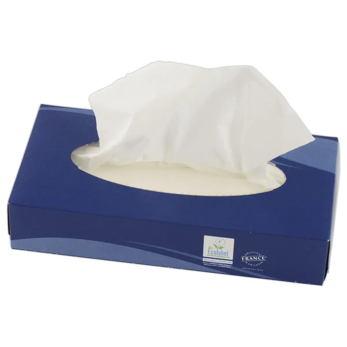100 Mouchoirs pour bureau - 20 x 21 cm - Boîte distributrice