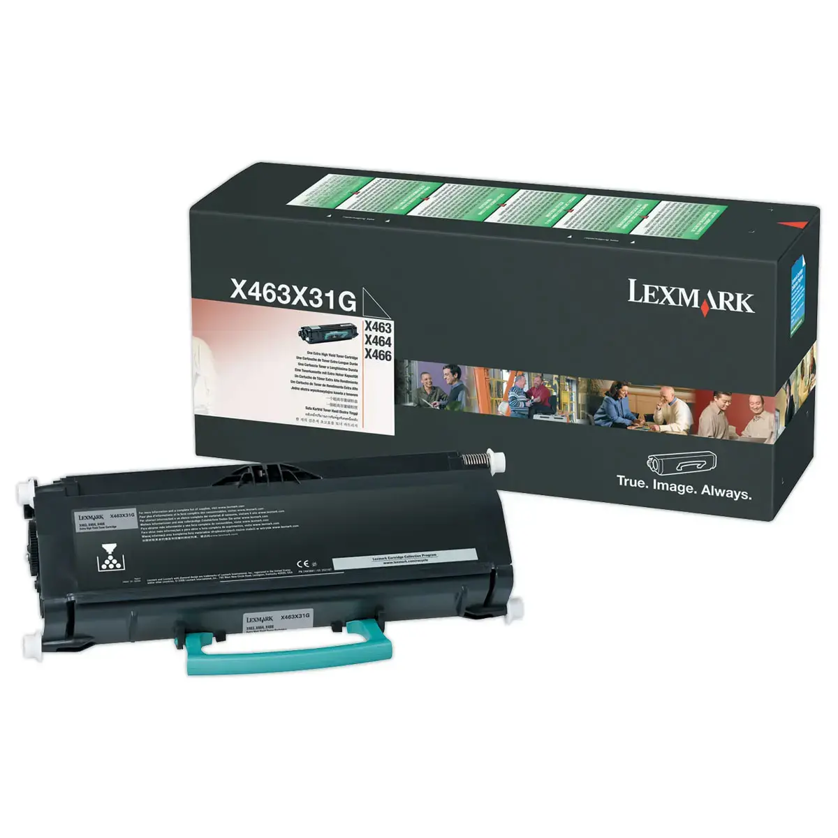 Toner LEXMARK 0X463X31G noir Corporate