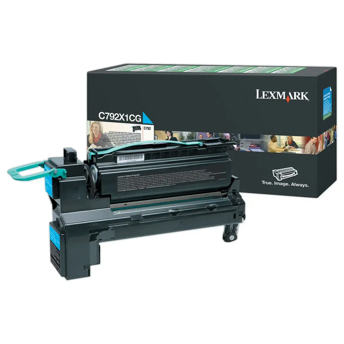 Toner LEXMARK cyan C792X1CG
