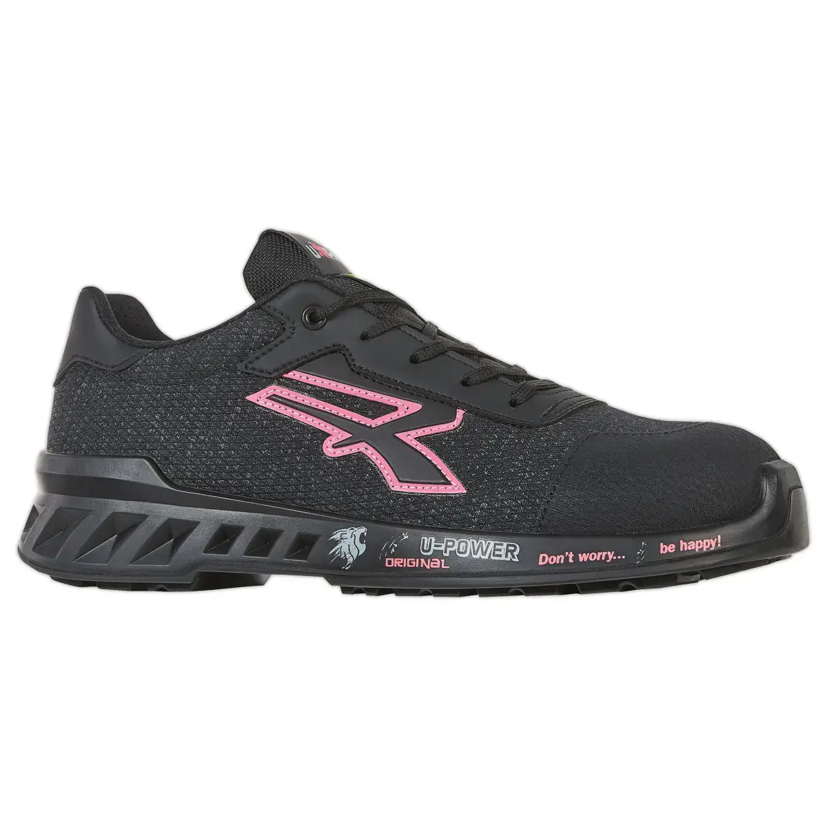 Paire CHAUSSURES DE SÉCURITÉ MICHELLE ESD S1P SRC - NOIR/ROSE TAILLE 38