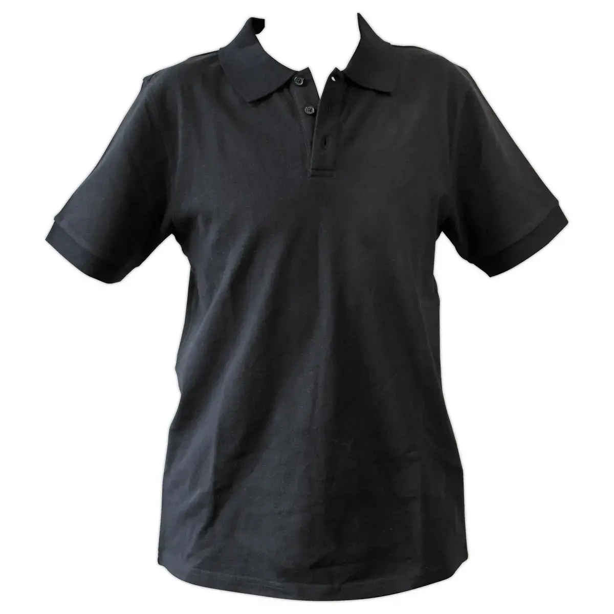POLO NOIR MANCHES COURTES HOMME TAILLE 2XL