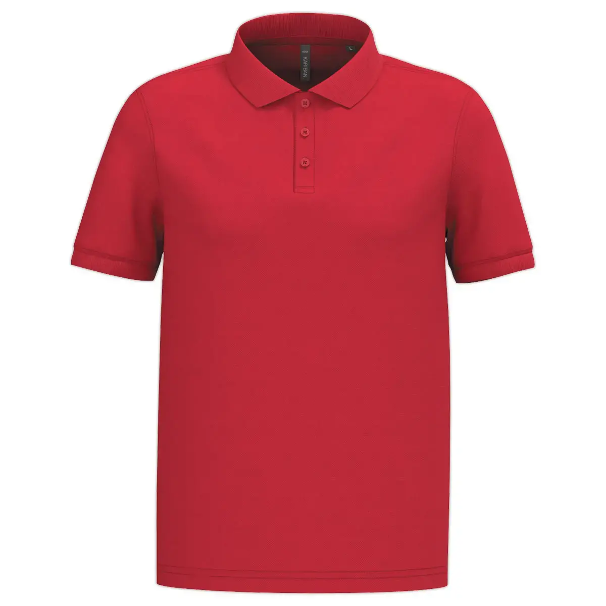 Polo homme - Manches courtes - Taille M - Rouge