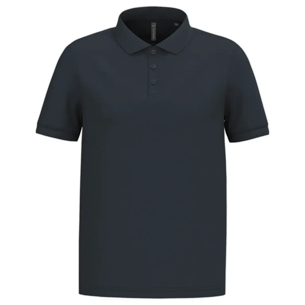 Polo homme - Manches courtes - Taille M - Marine 