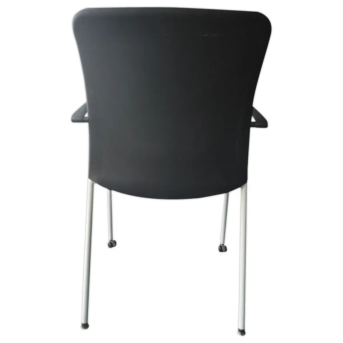 Chaise empilable Dauphin - Noir - Reconditionn&eacute;e 