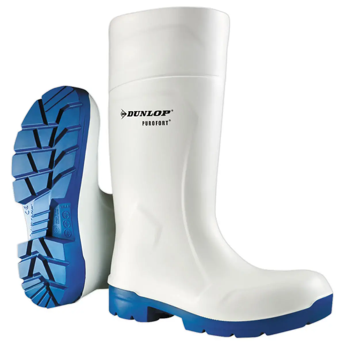 Paire Bottes s4 - Taille 39 - Blanc et bleu - DUNLOP 