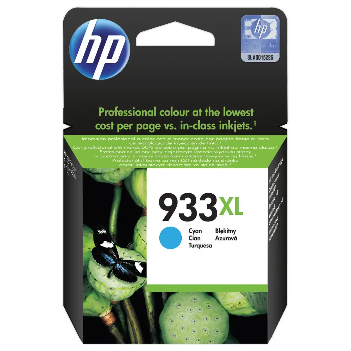HP 933XL cartouche d'encre cyan CN054AE 