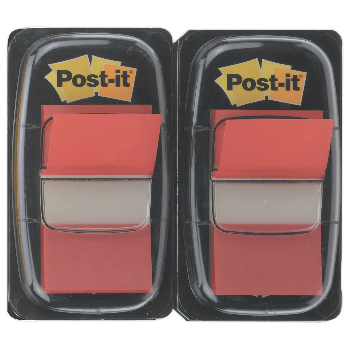 2 Distributeurs de marque-pages rouges souples - Post-it