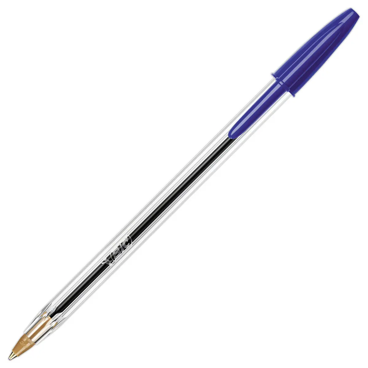 100 Stylos billes Cristal - Bleu - BIC