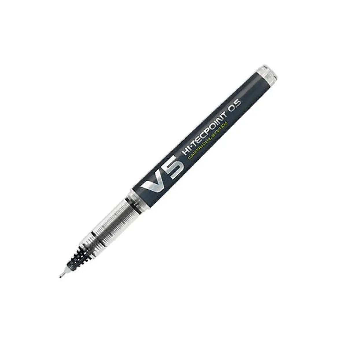 Stylo roller pointe aiguille rechargeable - noir  - V5 PILOT 