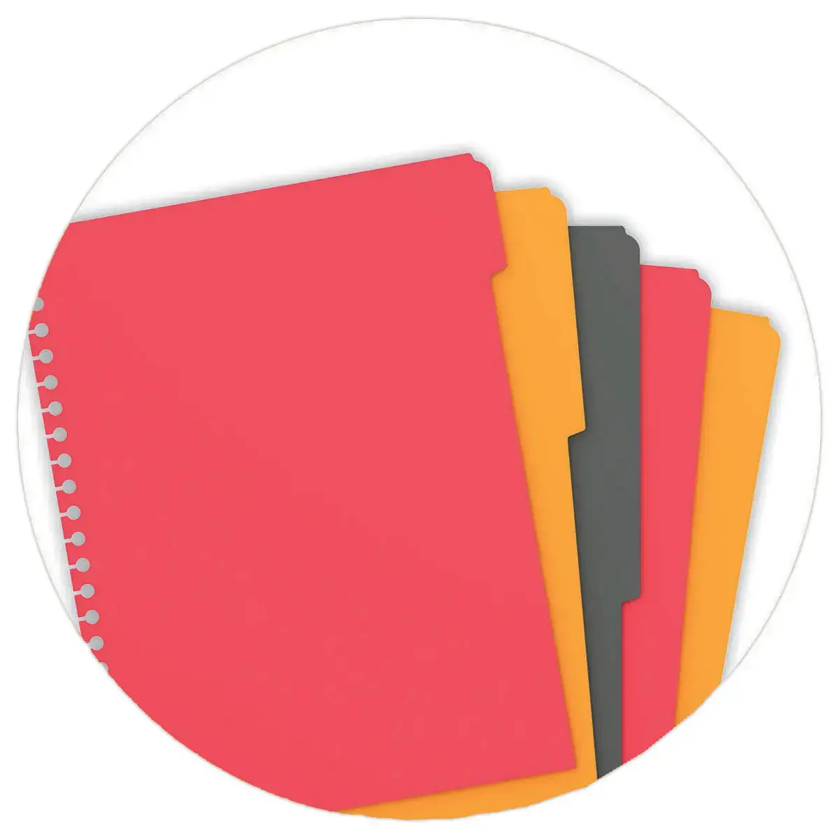 Cahier A4 Managerbook Ligné 6 mm 5x5 80g - Oxford