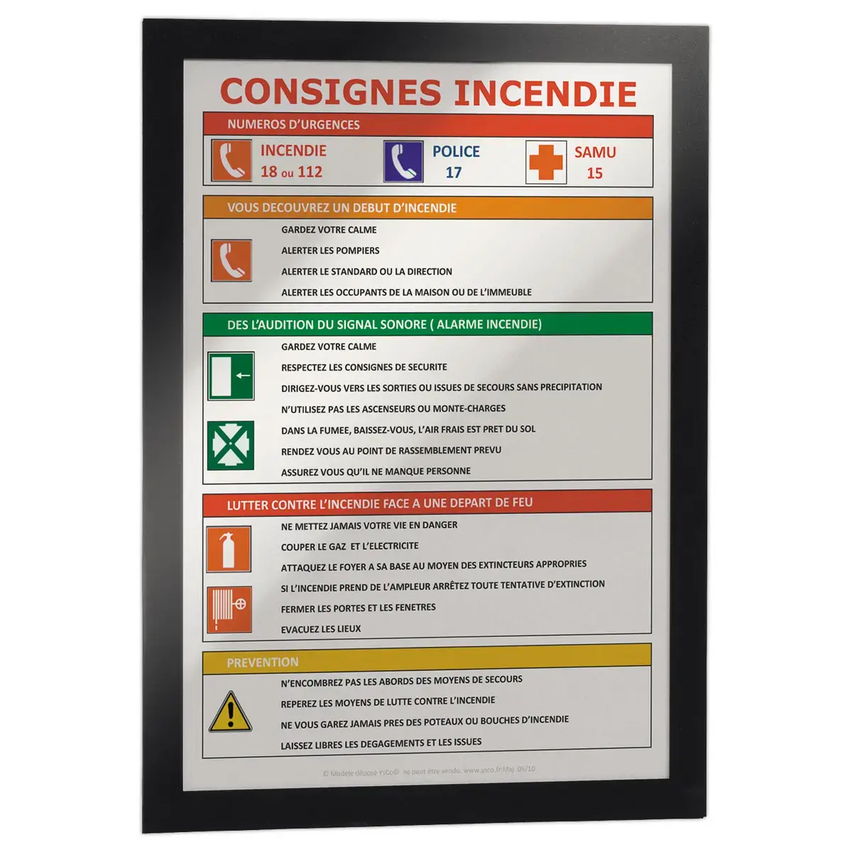2 Pochettes d'affichage repositionnables Duraframe - A4 - Noir - DURABLE