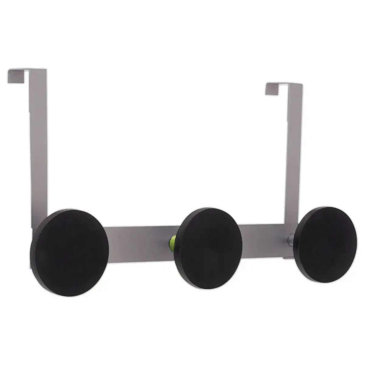 Patère de porte Triple - métal et noir - ALBA