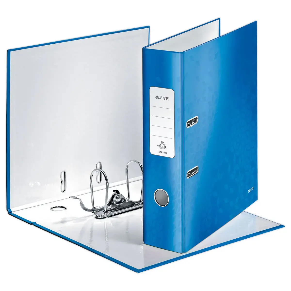 Classeur &agrave; levier WOW 180&deg; - Bleu - LEITZ 