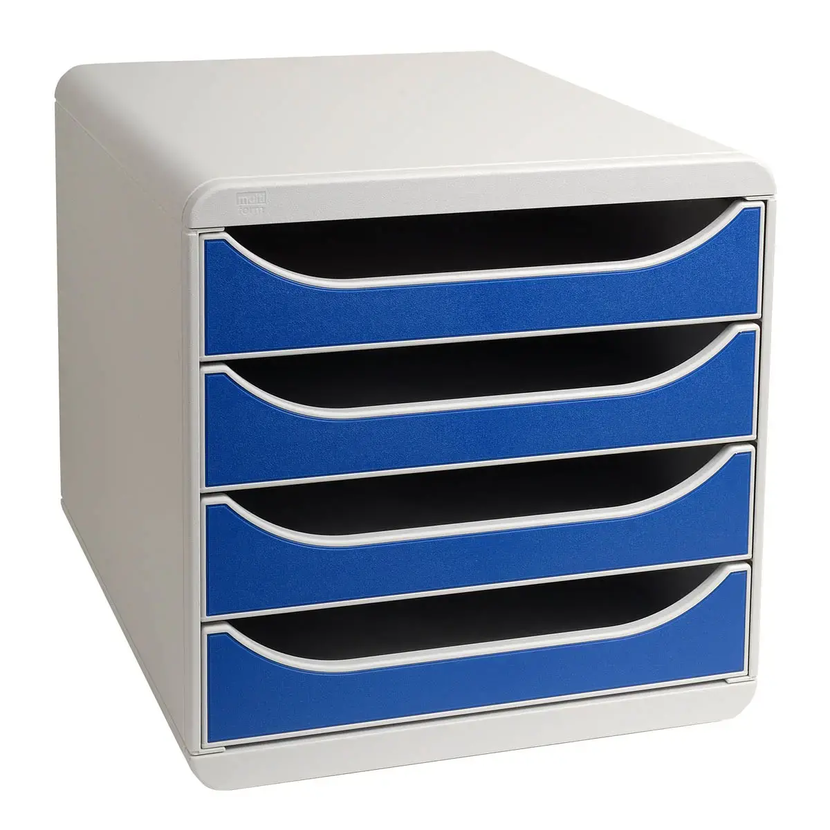 Bloc de classement 4 tiroirs Big Box - bleu - EXACOMPTA