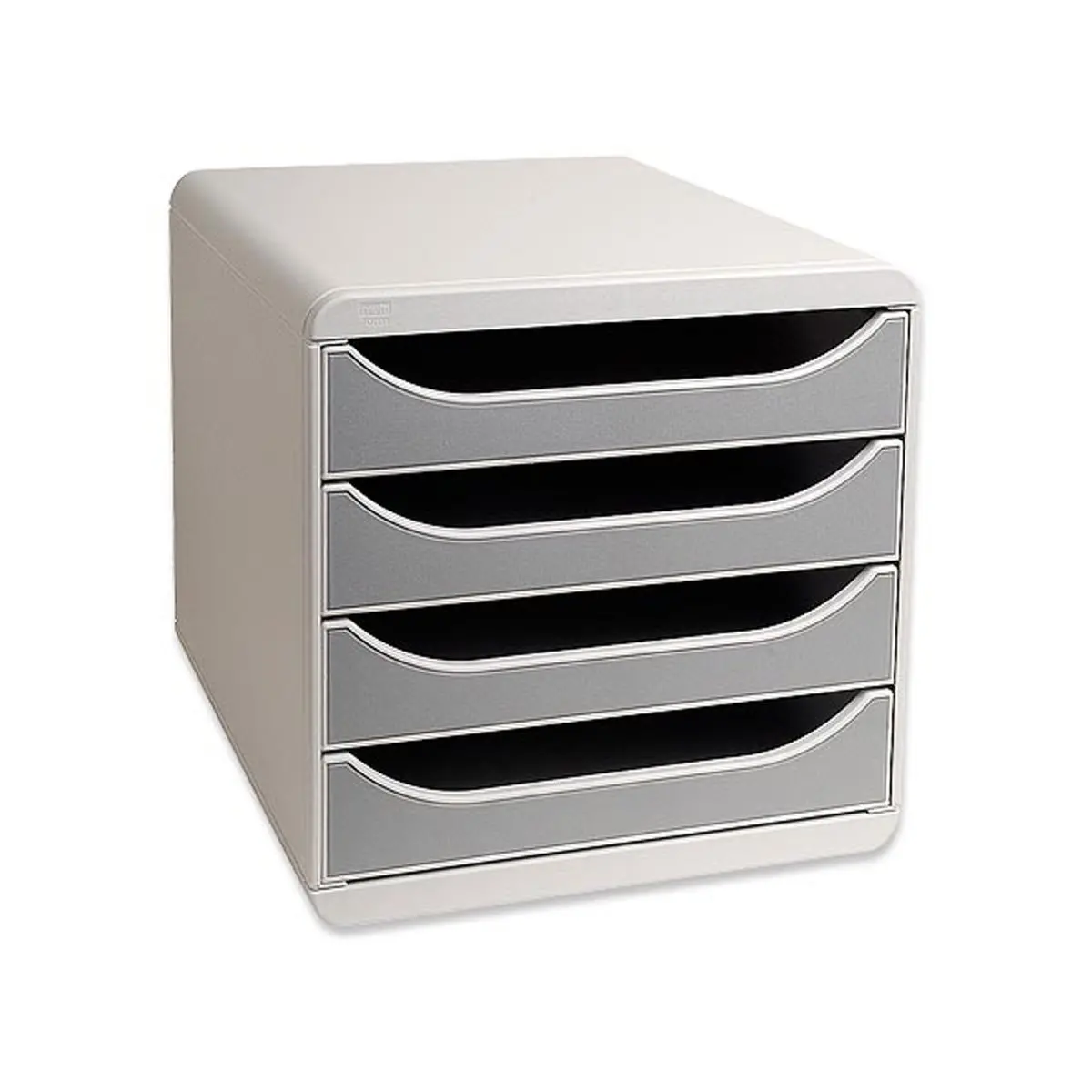 Bloc de classement 4 tiroirs Big Box - Gris - EXACOMPTA 
