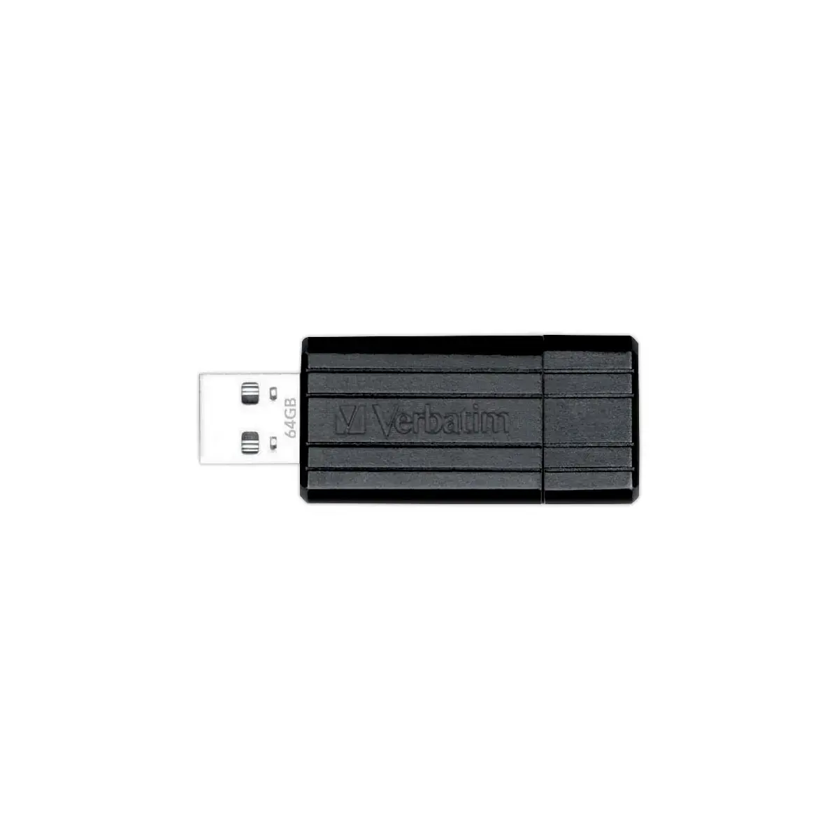 Cl&eacute; USB Pinstripe 2.0 - 64 Go - VERBATIM 