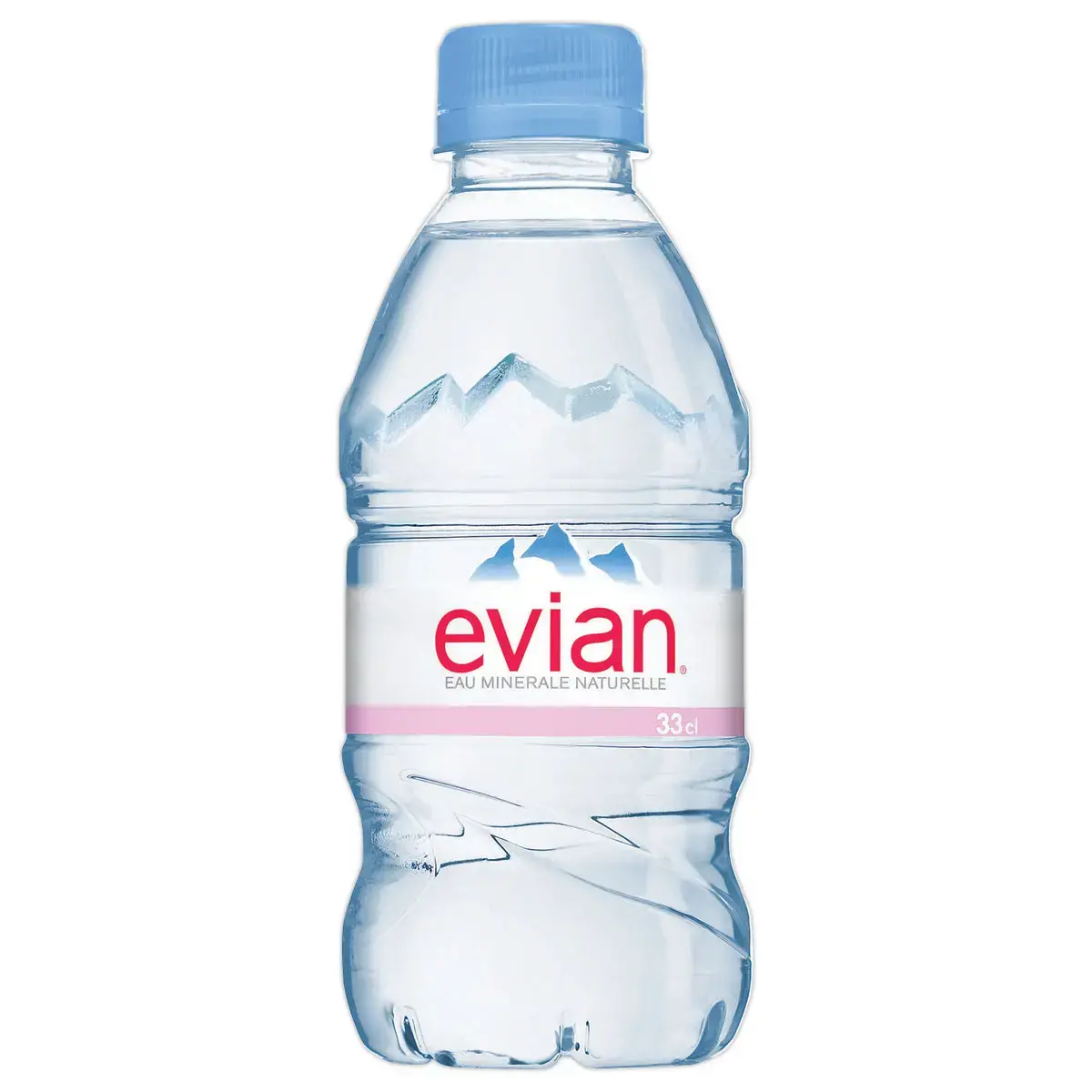 24 Bouteilles d'eau de 33 cl - EVIAN 