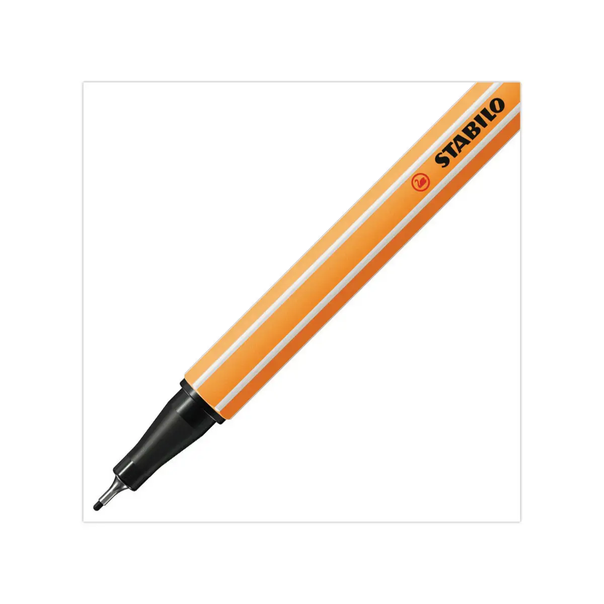 Stylo-feutre point 88 - Pointe fine - Noir - STABILO