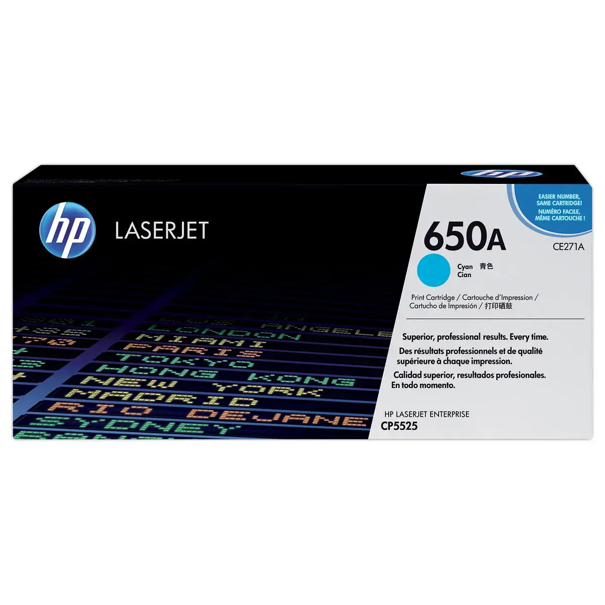 HP 650A CE271A toner cyan 