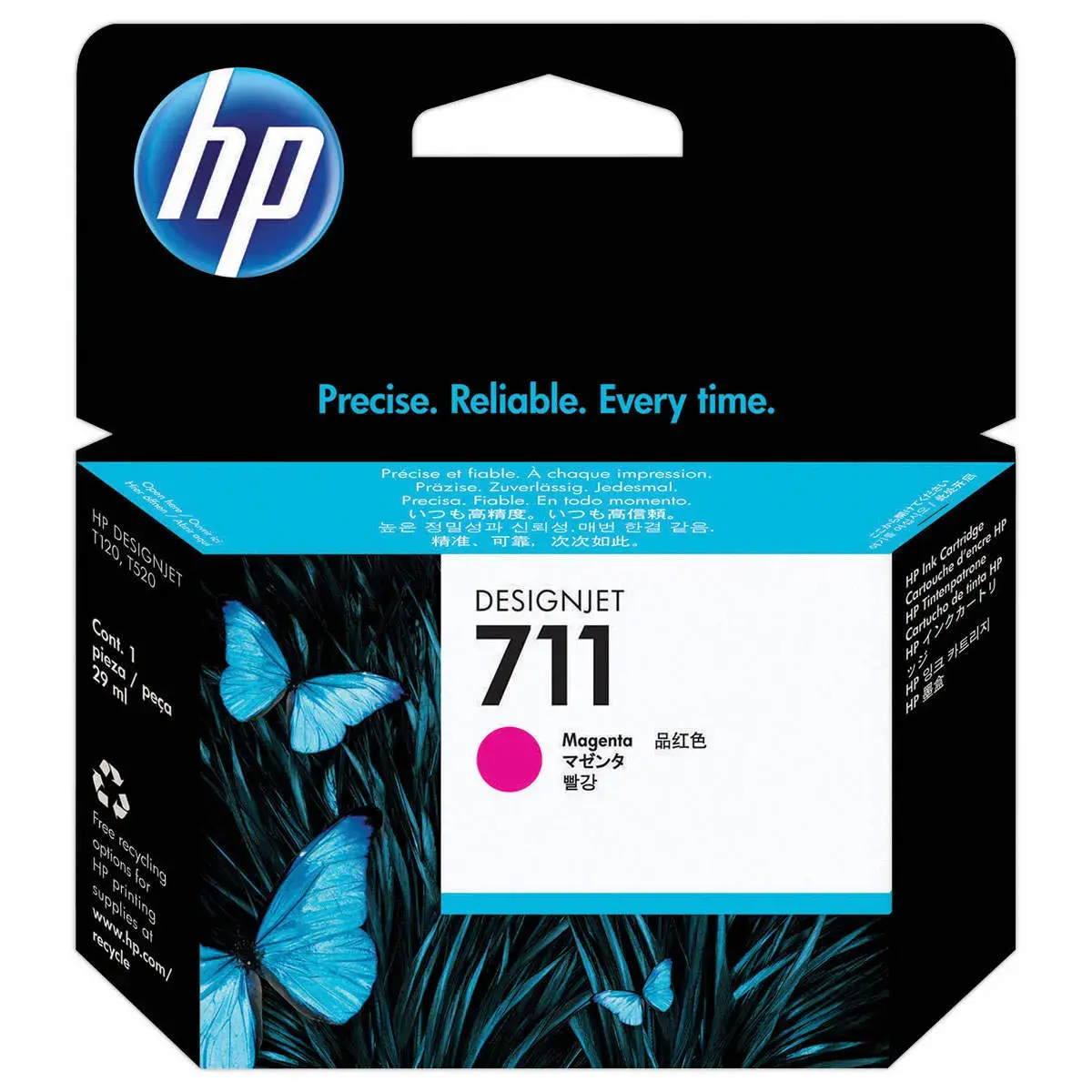 HP 711 cartouche d'encre magenta CZ131A