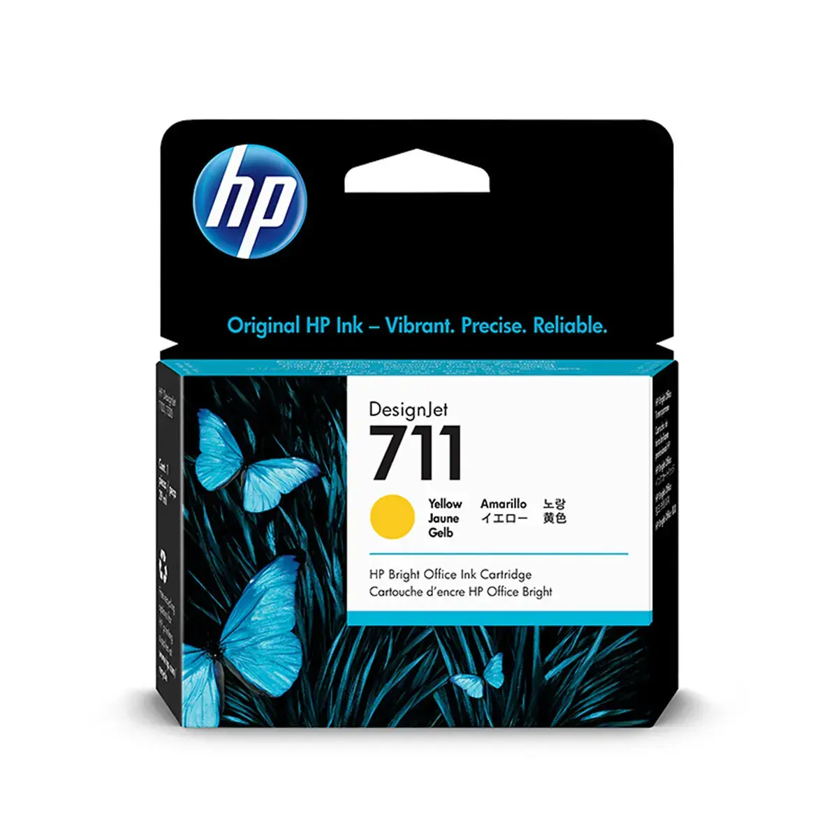HP 711 cartouche d'encre jaune CZ132A
